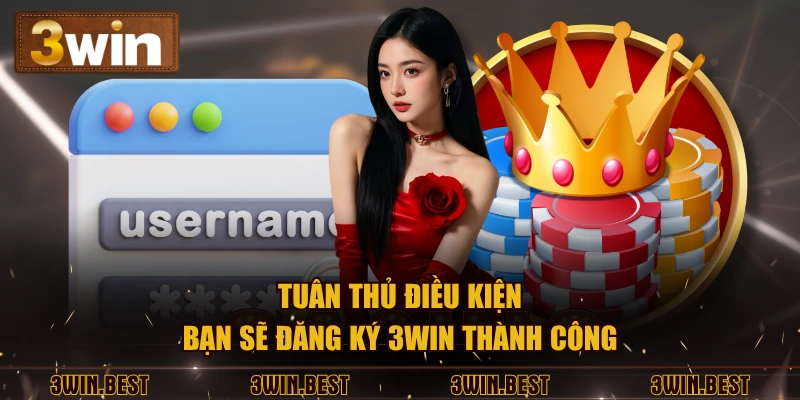 Đăng ký 3WIN điền các thông tin cá nhân